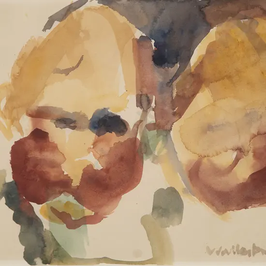 Toss Woollaston - Portrait of Two Children