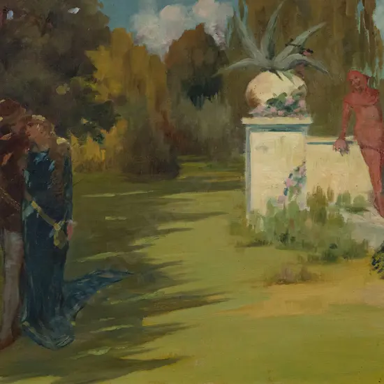 Girolamo Pieri Ballati Nerli (1860-1926) - Faust et Marguerite
