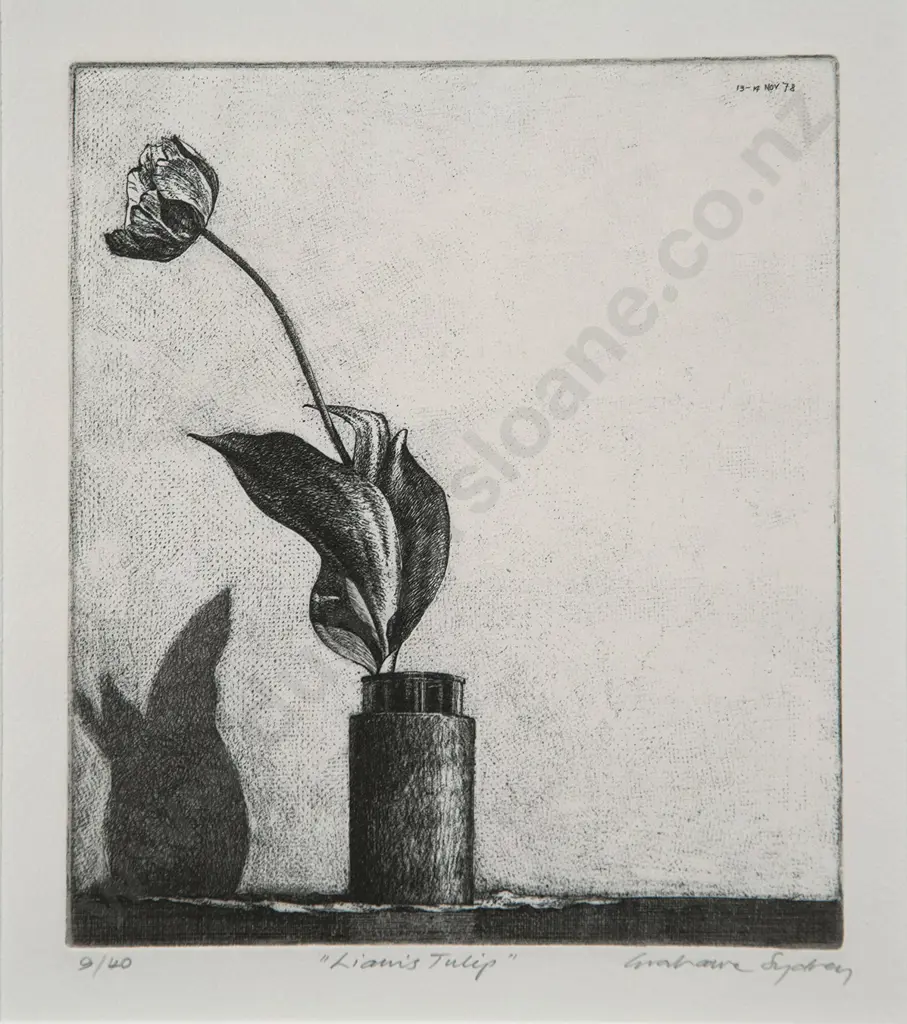 Grahame Sydney - Liam's Tulip Image 1++
