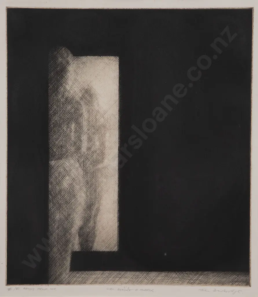 John Drawbridge - Girl Before a Mirror Image 1++