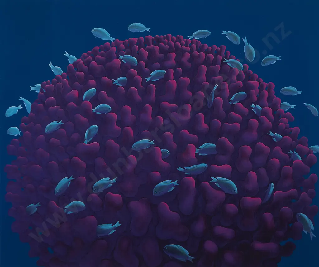 Michael Smither - Coral Head with Fish Image 1++