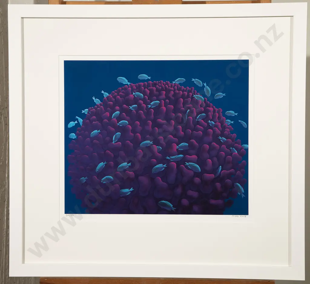 Michael Smither - Coral Head with Fish Image 1++