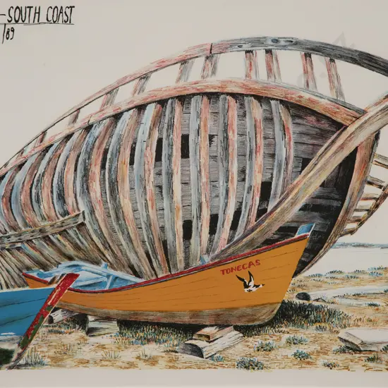 Dick Frizzell - Portugal South Coast