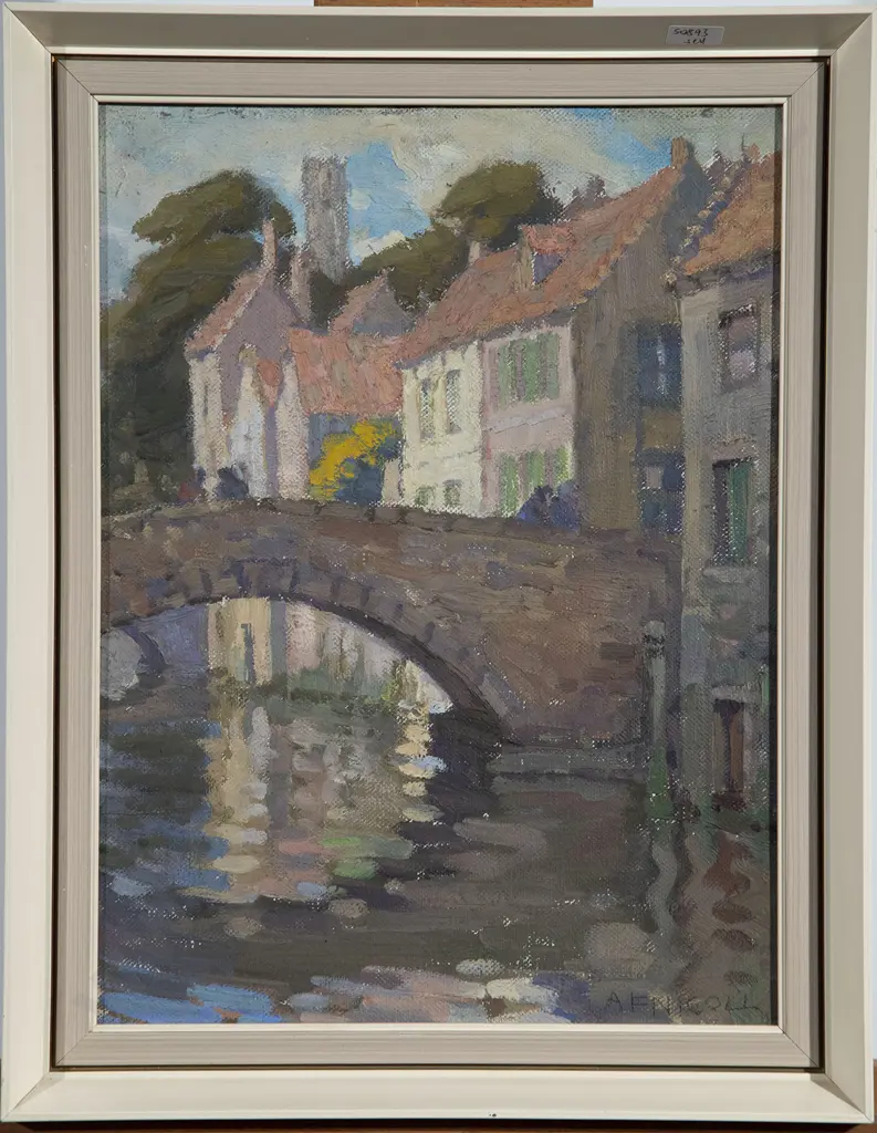 Archibald Nicoll - Stone Bridge with River Reflections Image 1++