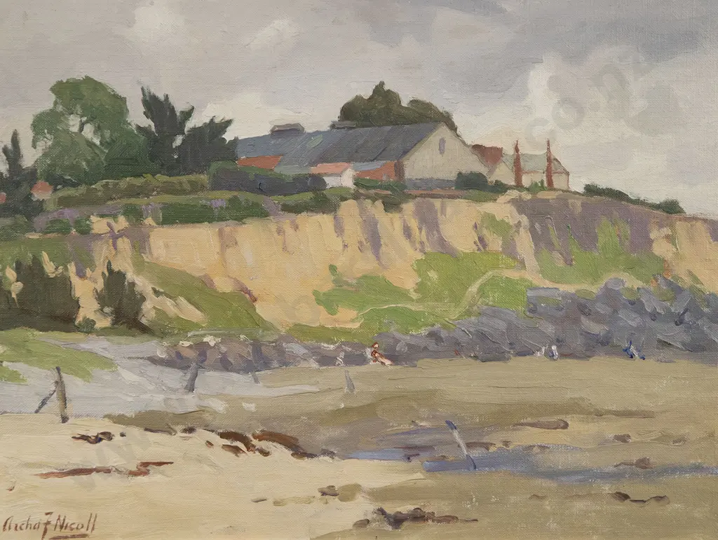 Archibald F Nicoll - Timaru Beach Image 1++
