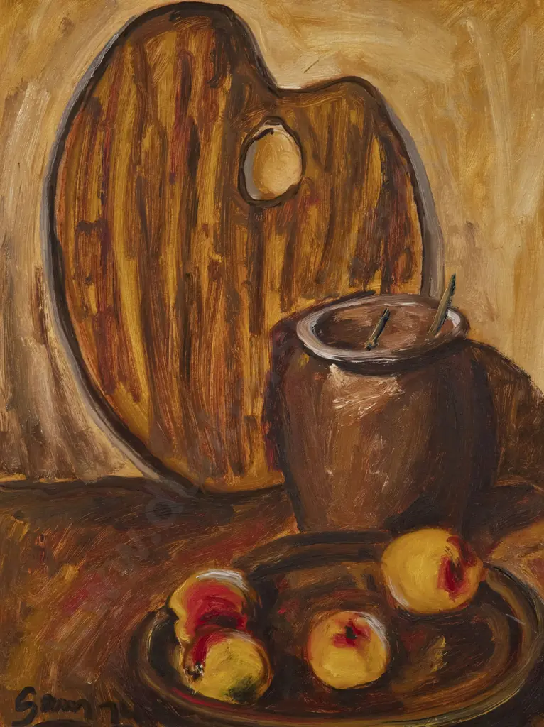 Sam Cairncross - Still life with palette Image 1++