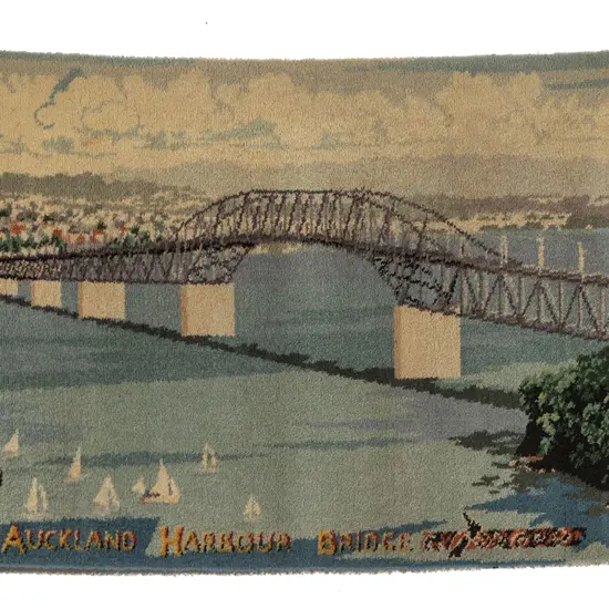 Feltex 'Auckland Harbour Bridge' Souvenir Rug