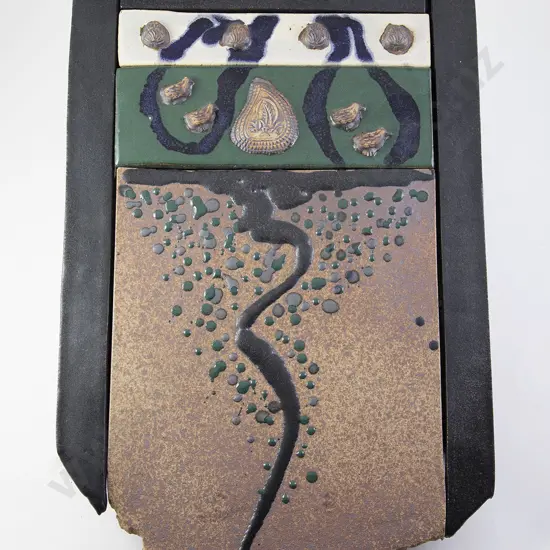 Doreen Blumhardt Composed Ceramic Wall Panel