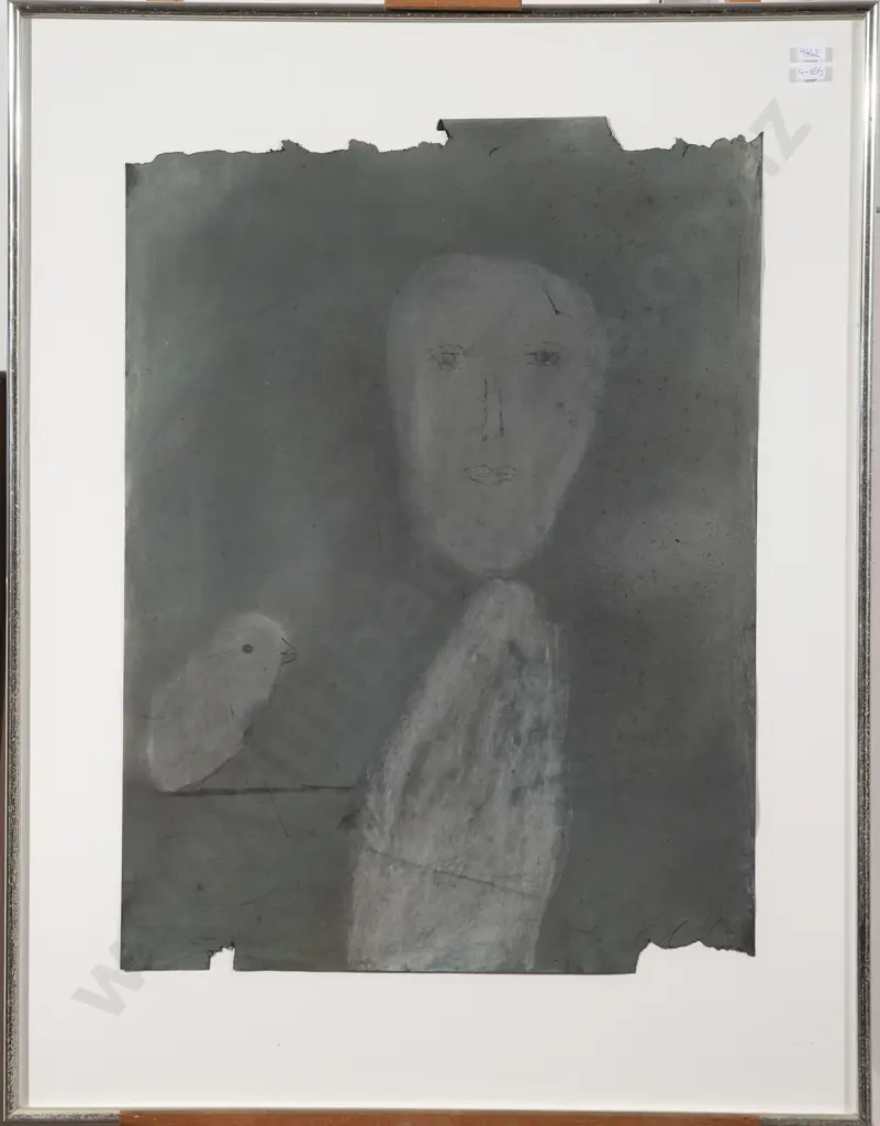 Gordon Crook - Untitled (Man with Bird) Image 1++