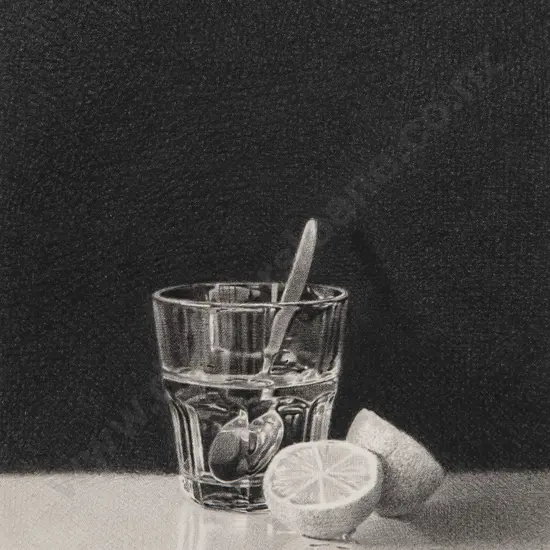 Geoff Williams - Still Life with Glass & Lemons