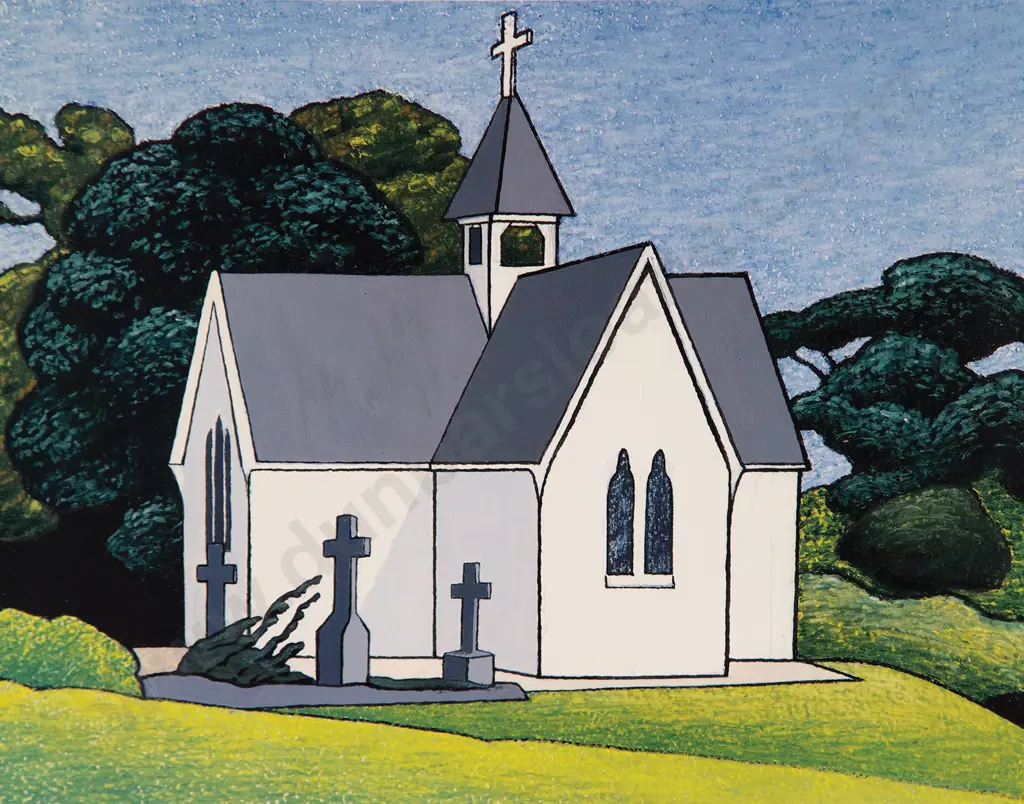 Don Binney - St Stephens Chapel Parnell Image 1++