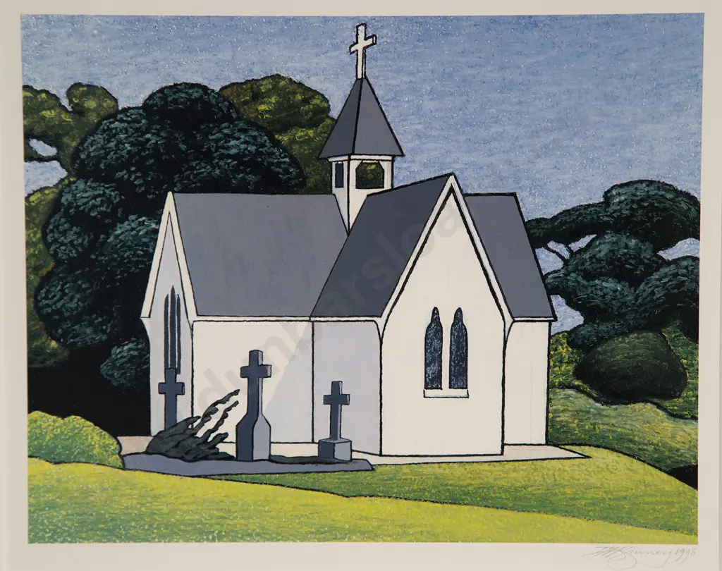 Don Binney - St Stephens Chapel Parnell Image 1++