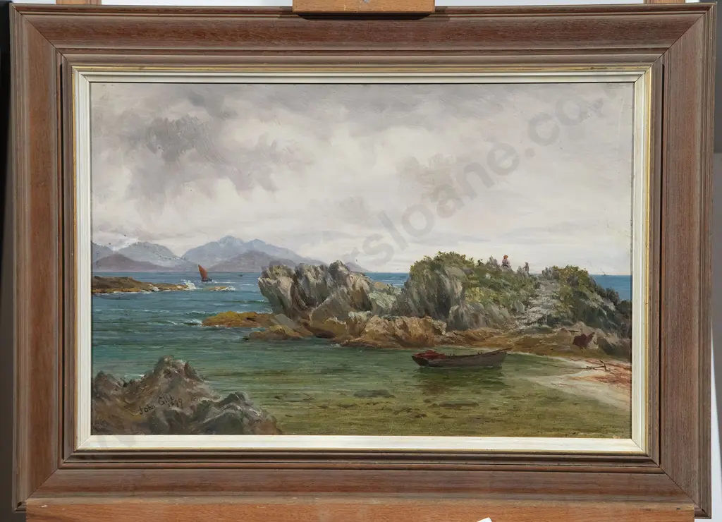 Attributed John Gibb - Harbour Landscape Image 1++