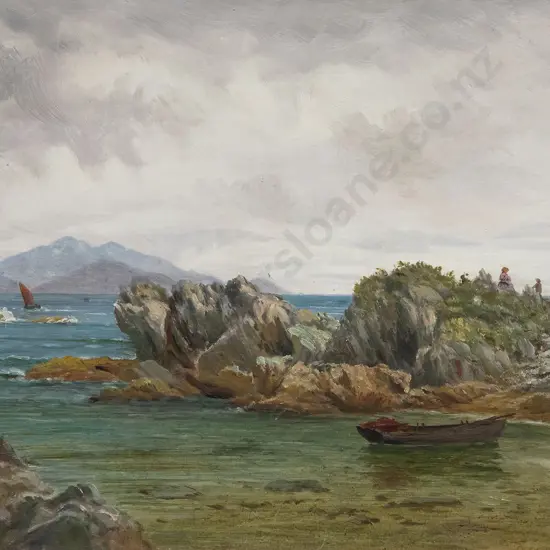 Attributed John Gibb - Harbour Landscape