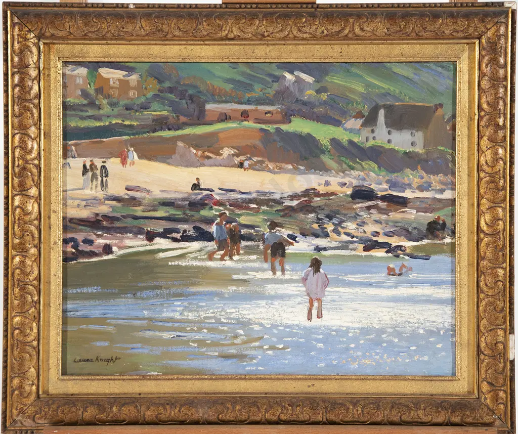 Circle of Dame Laura Knight - Bathers at Low Tide Image 1++