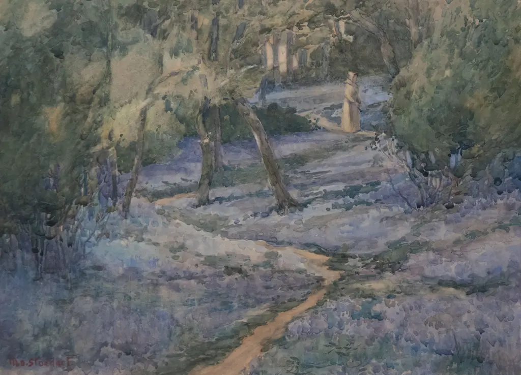 Margaret Stoddart - Gathering Bluebells Image 1++