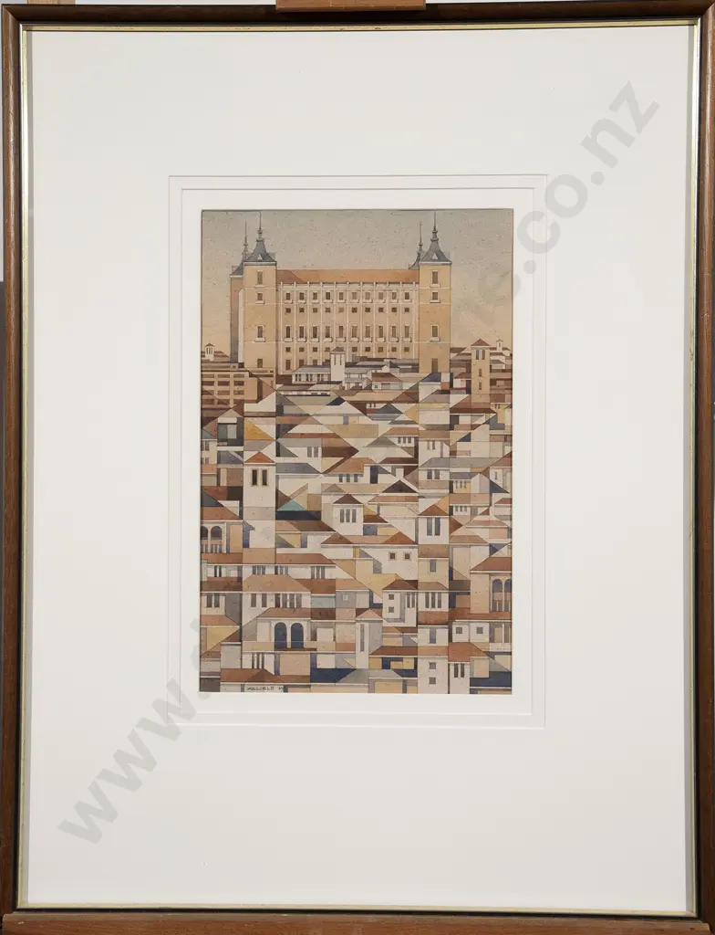 Aubrey de Lisle - pair of watercolours (2) Image 1++