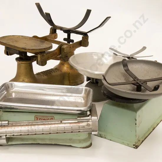 Four Vintage Scales
