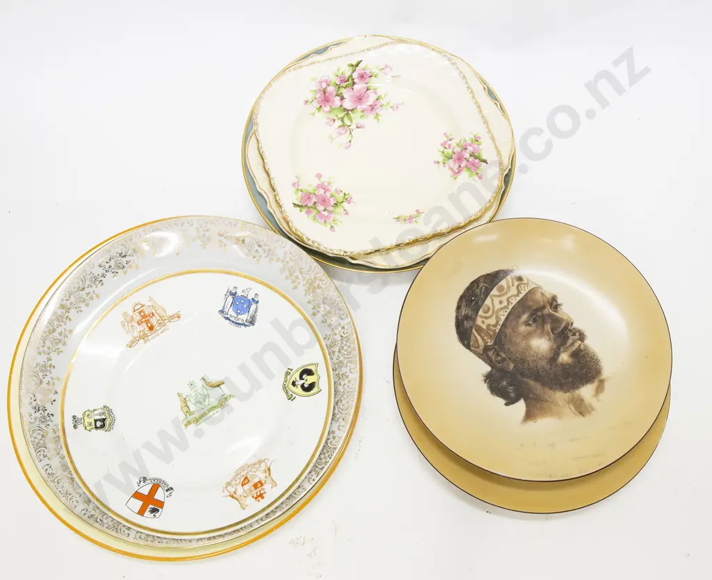 Eight Various Fancy China Plates Image 1++