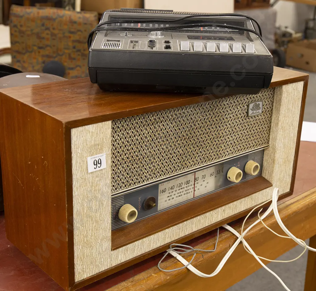 Vintage Aston Radio together with Sanyo Cassette Recorder Image 1++