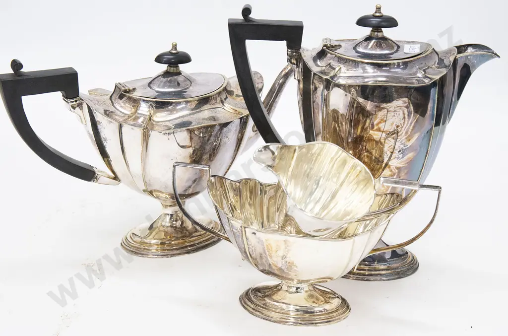 S/P Four Piece Coffee and Tea Service Image 1++