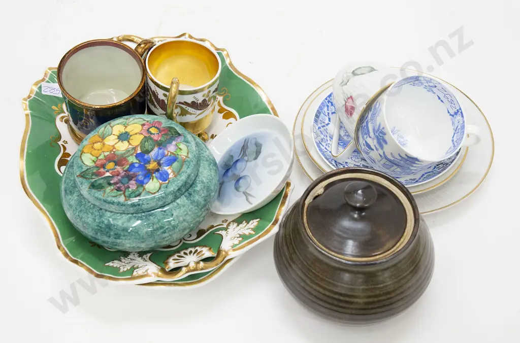 Nine Pieces of Assorted China including Royal Copenhagen Image 1++