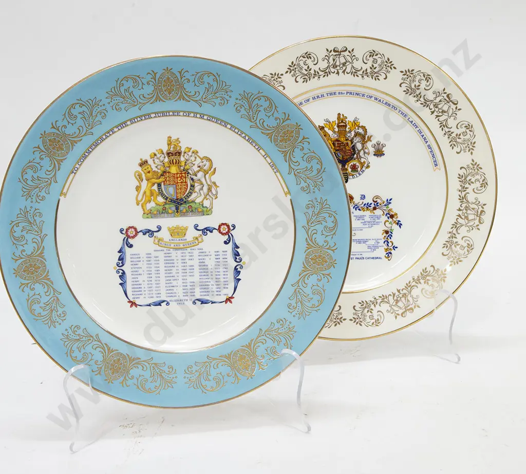 Two Royal Commemorative Plates Image 1++