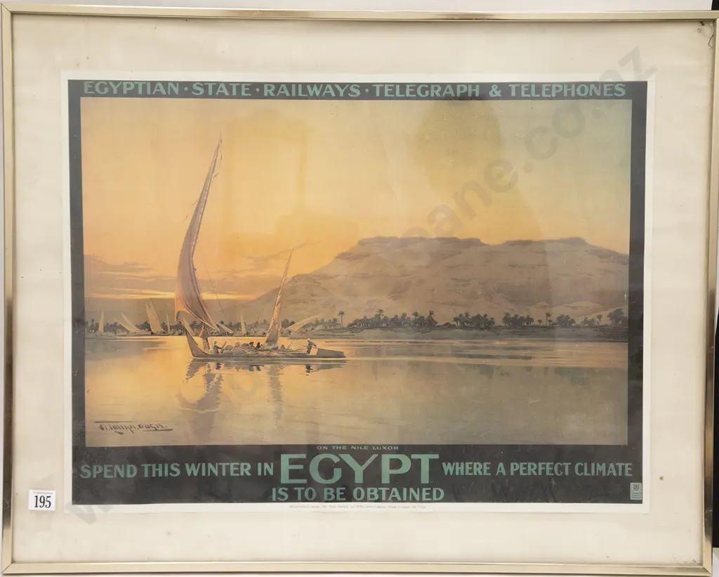 1997 Egyptian State Railways Print Image 1++