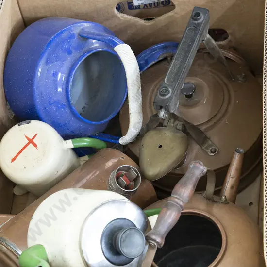 Carton of Kettles and Assorted