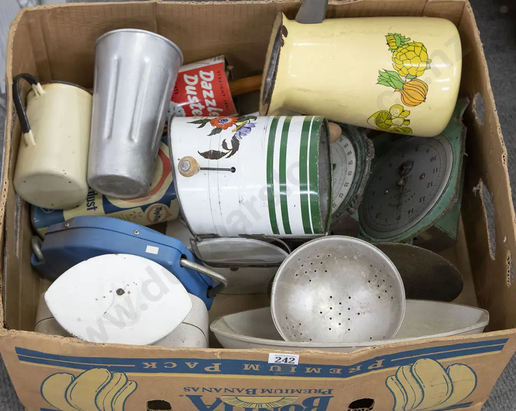 Carton of Vintage Scales and Assorted Image 1++