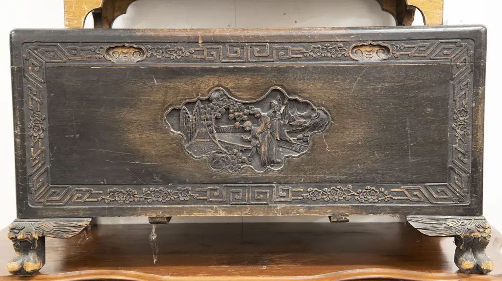 Ebonised Camphor Chest (a/f) Image 1++