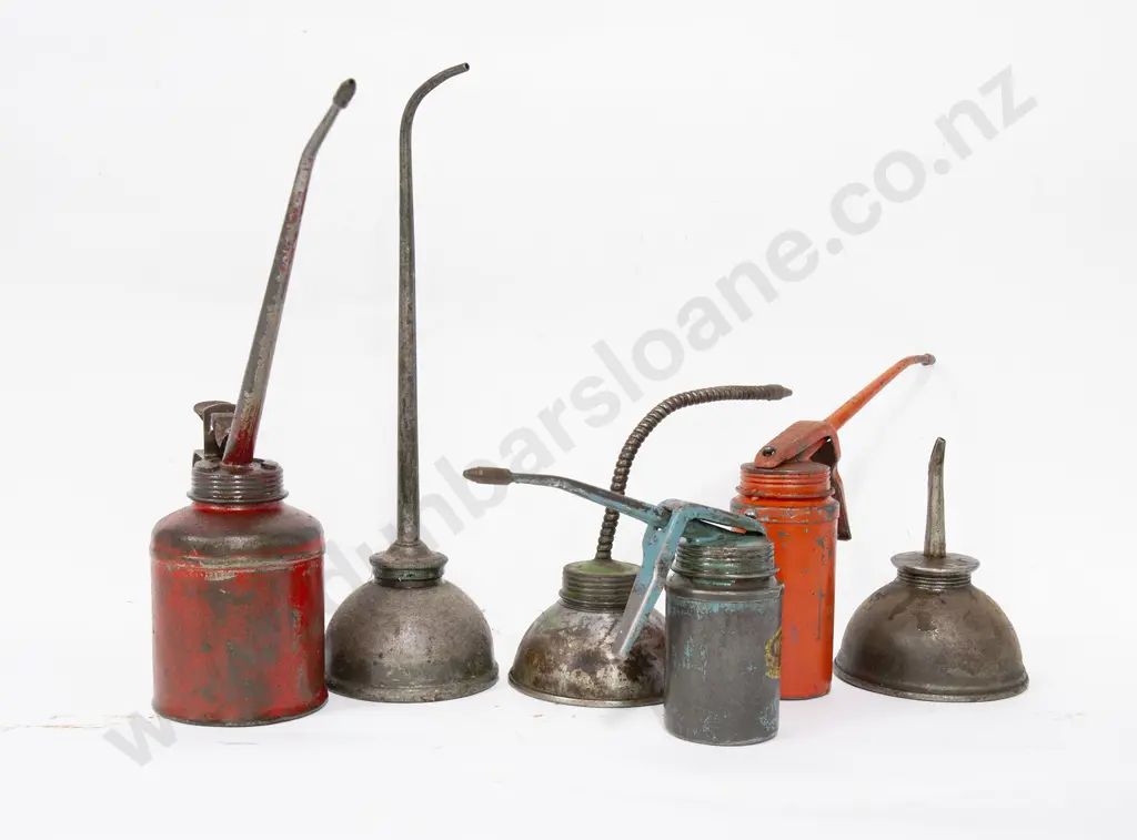 Six Various Oil Cans Image 1++