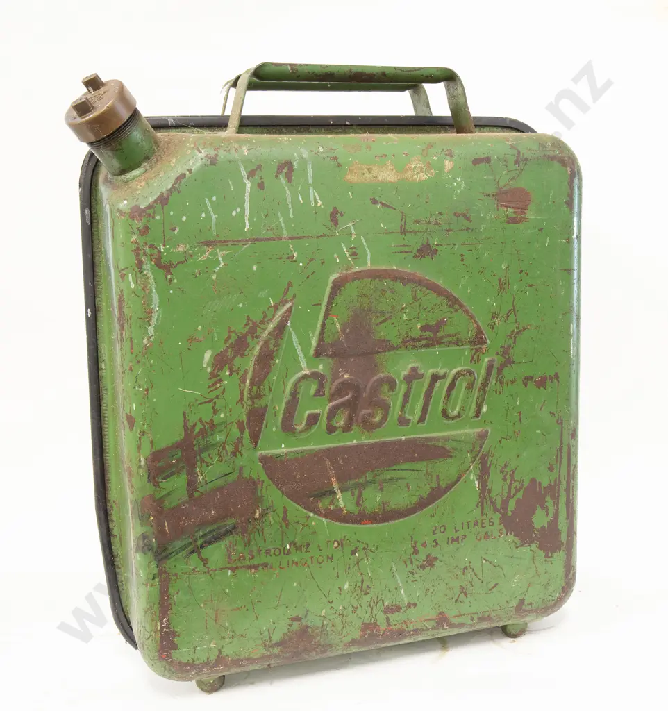 Castrol Tin Petrol Can Image 1++