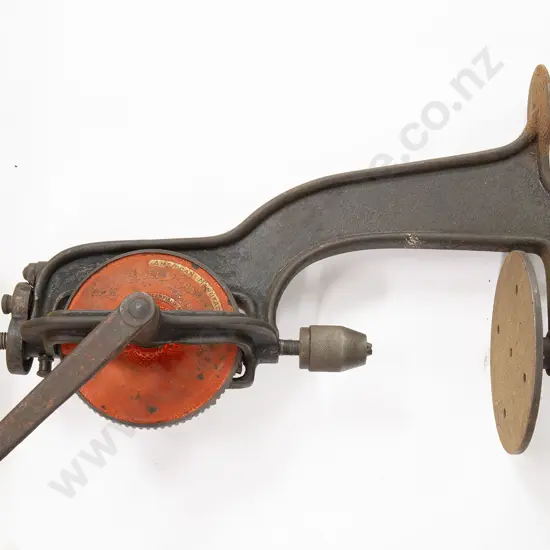 Large Bench Clamp Mount with Goodell Pratt Hand Drill