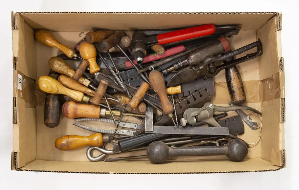 Collection Wooden Handled Hand Tools Image 1++