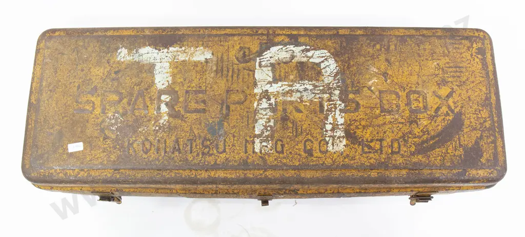 Vintage Komatsu Spare Parts Box Image 1++