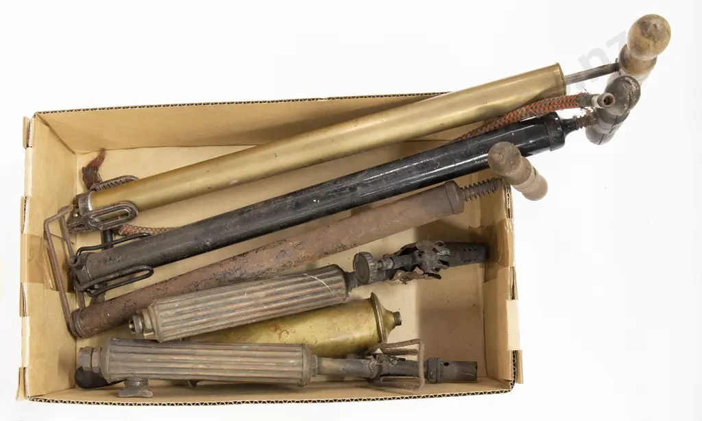 Three Vintage Hand Pumps and assorted Image 1++