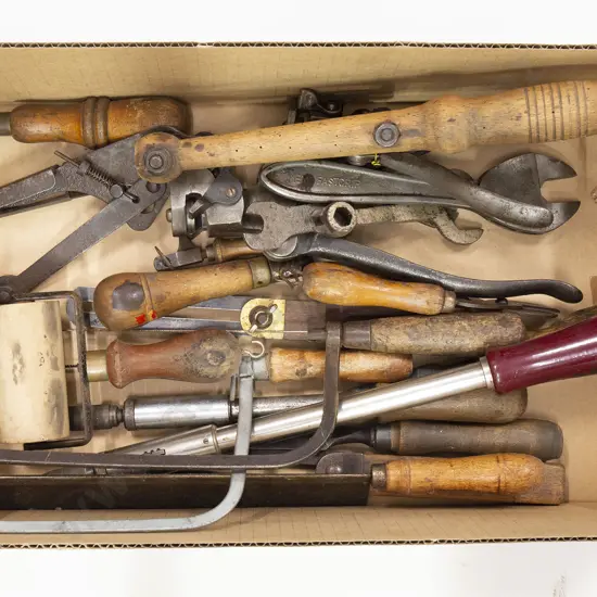 Assortment Wooden Handled and All Steel Hand Tools