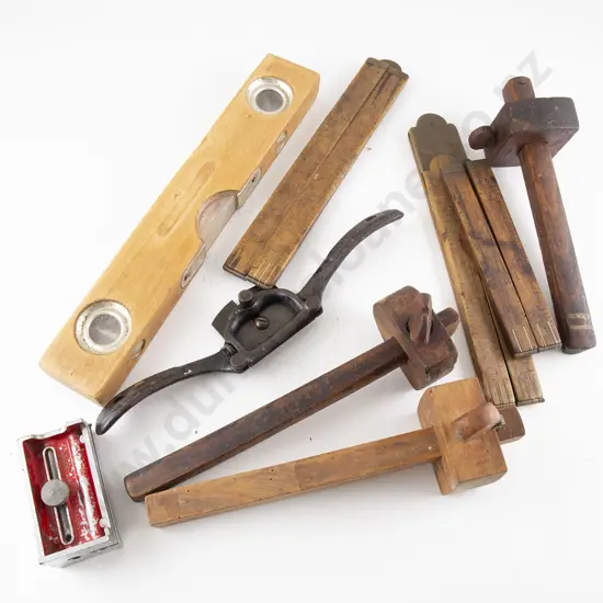 Three Folding Wooden Boxwood Rules