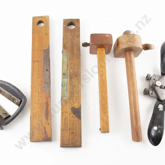 Two Boxwood Foot Long Spirit Levels By J Rabone & Sons