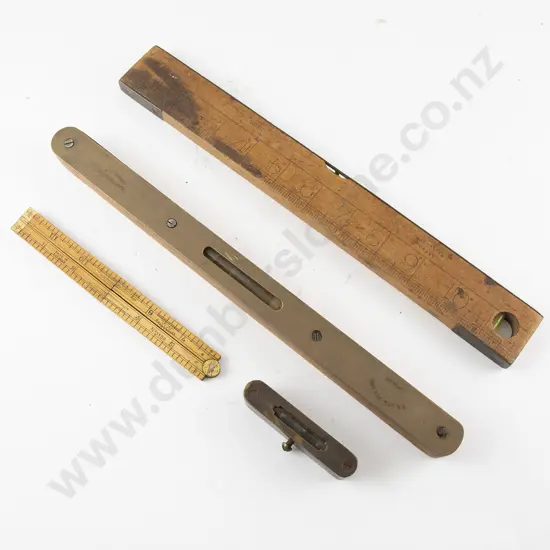 Brass Mounted Spirit Level By F R Low Pty Ltd Sydney