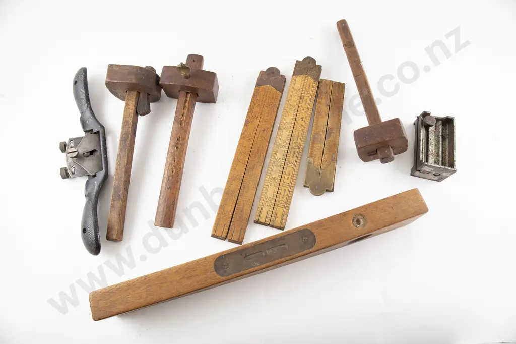 Three Folding Boxwood Rulers Image 1++