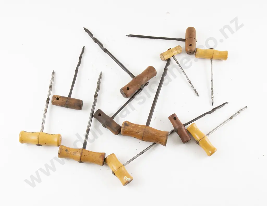 12 Small T Handled Augers Image 1++