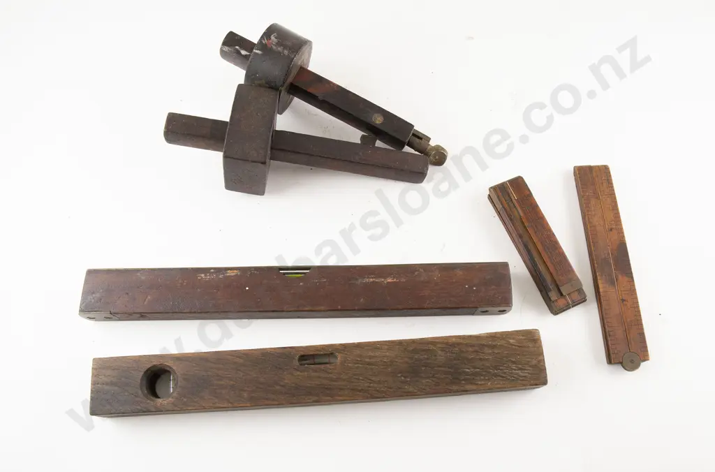 Brass Mounted Spirited Level By Wilson Lovatt & Sons Image 1++