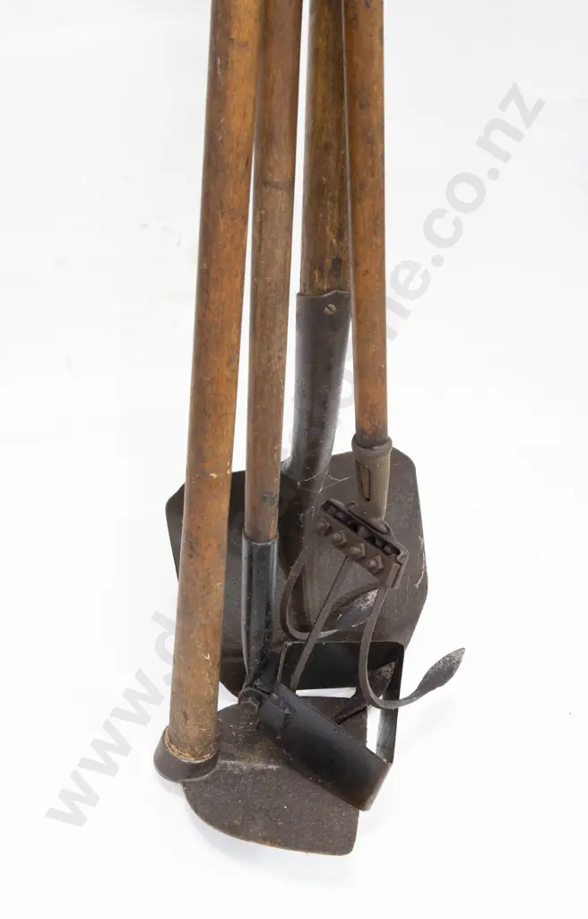 Four Various Long Handled Garden Tools Image 1++