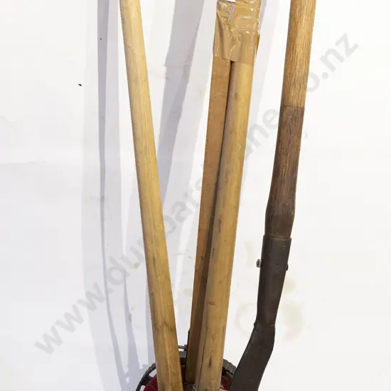 Four Various Long Handled Garden Tools