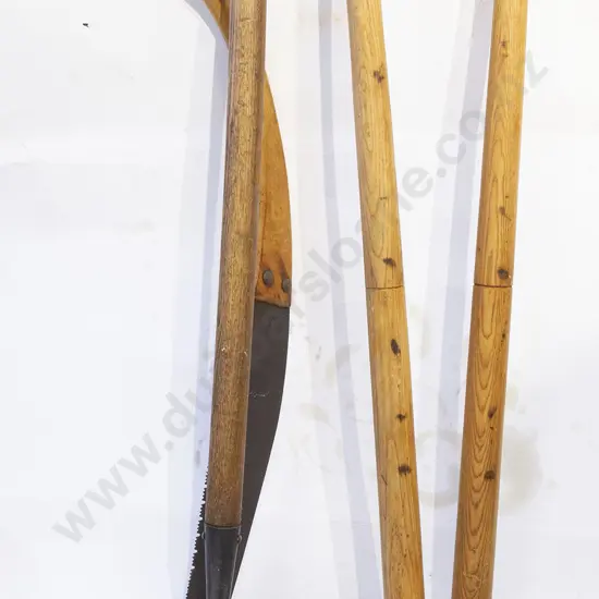 Three Long Handled Gardening Tools