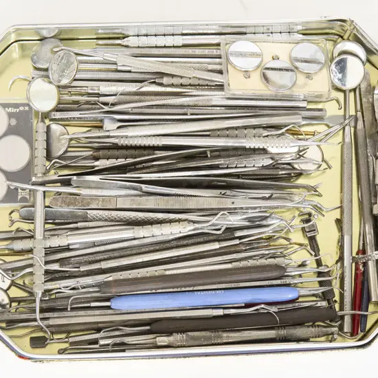 Large Qty Various Dentist Tools