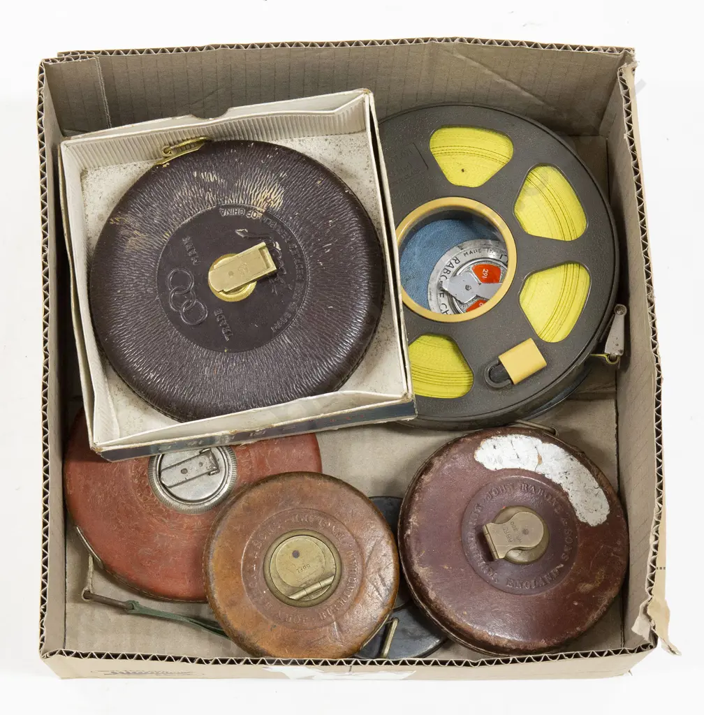 Collection Eight Builders Tape Measures Image 1++