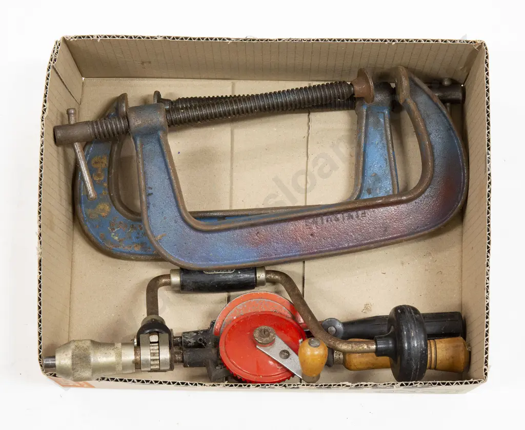 Pair Trojan No.8 Clamps Image 1++